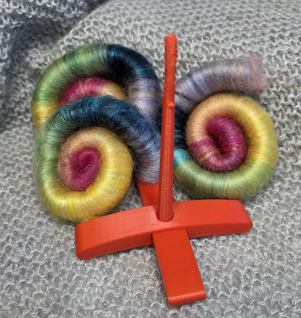 Feriesett: spinnfiber + liten handtein