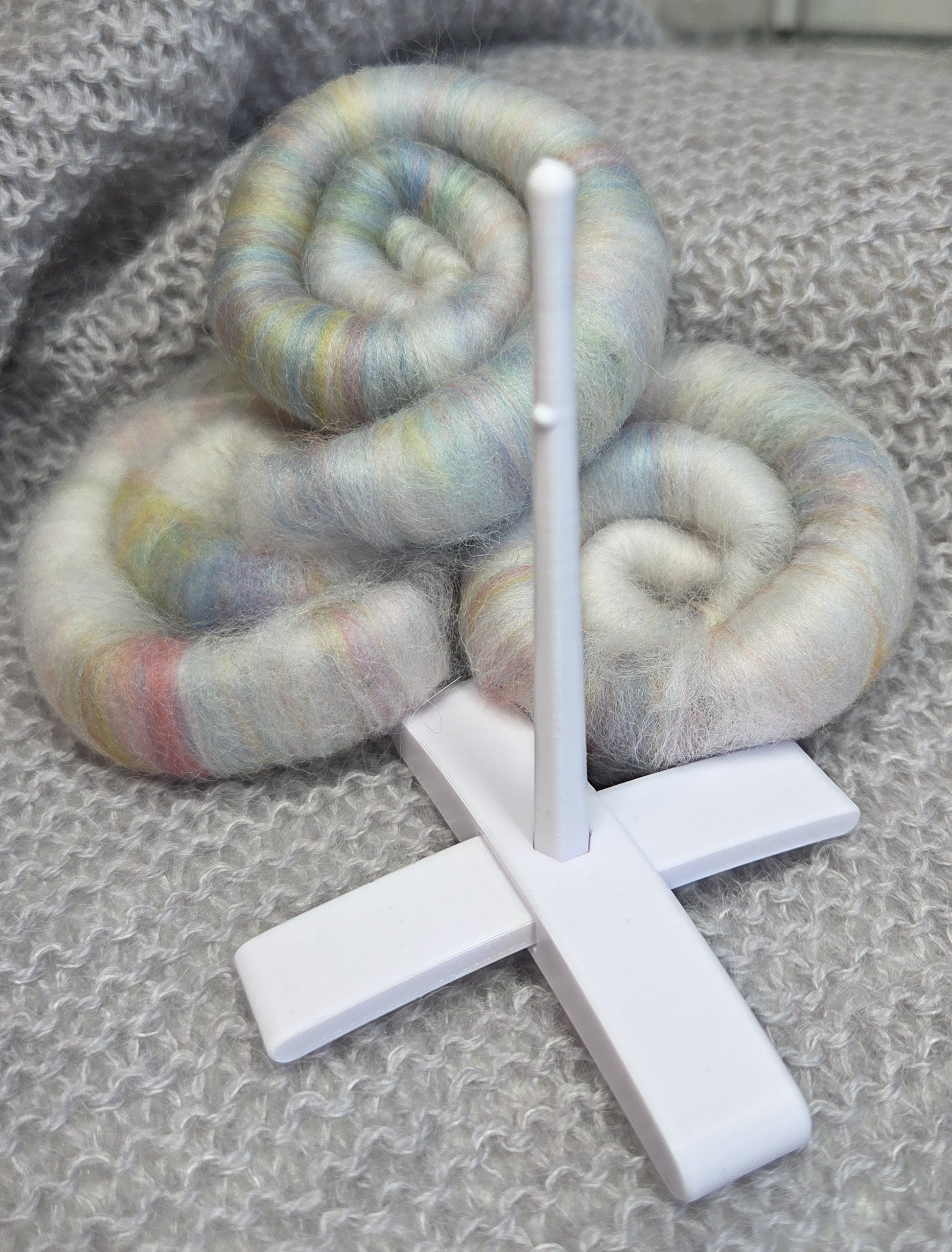 Feriesett: spinnfiber + liten handtein