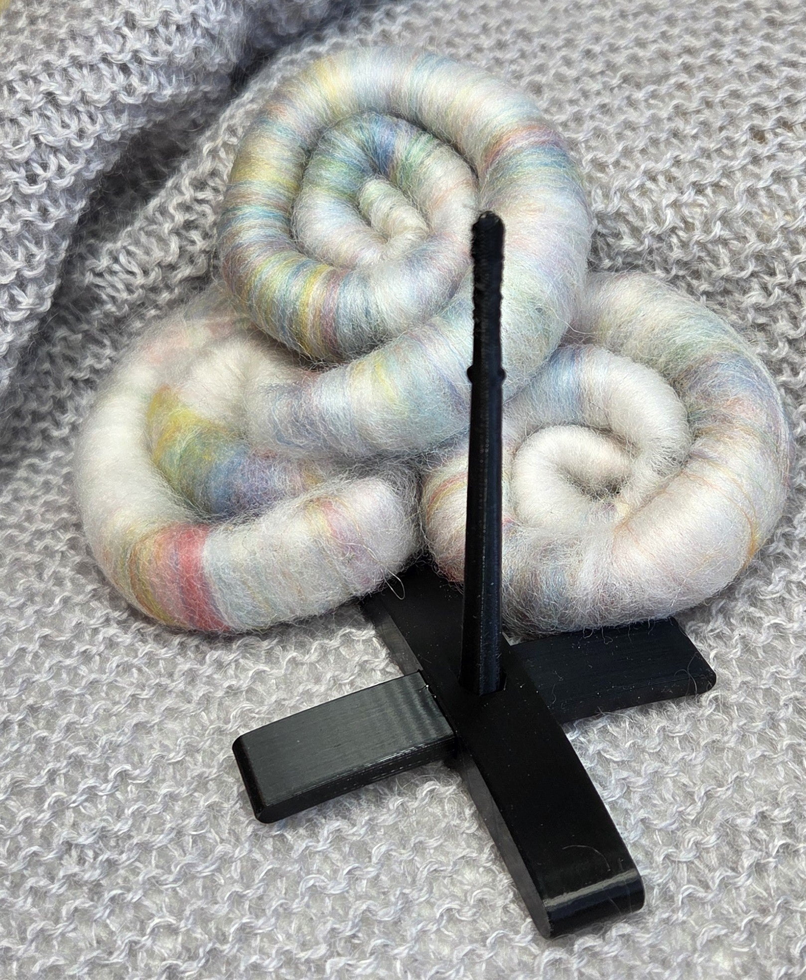 Feriesett: spinnfiber + liten handtein