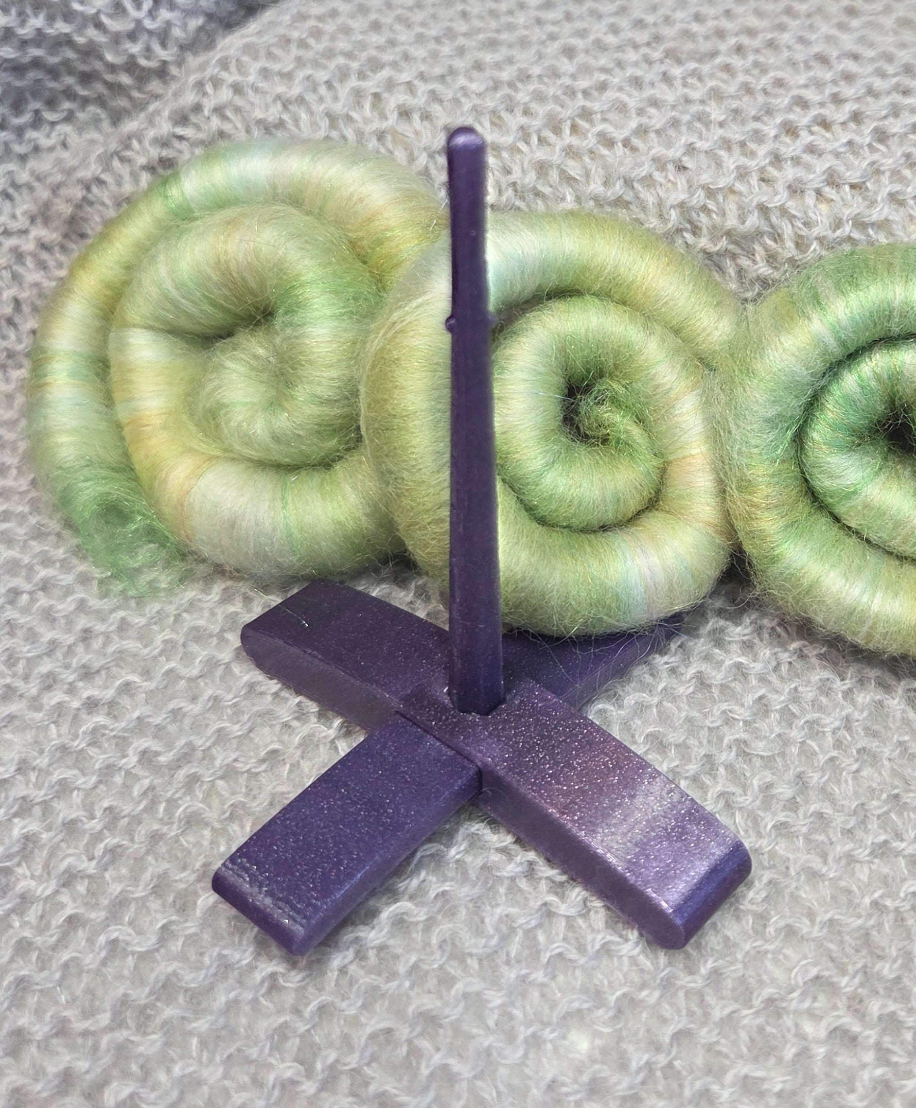 Feriesett: spinnfiber + liten handtein