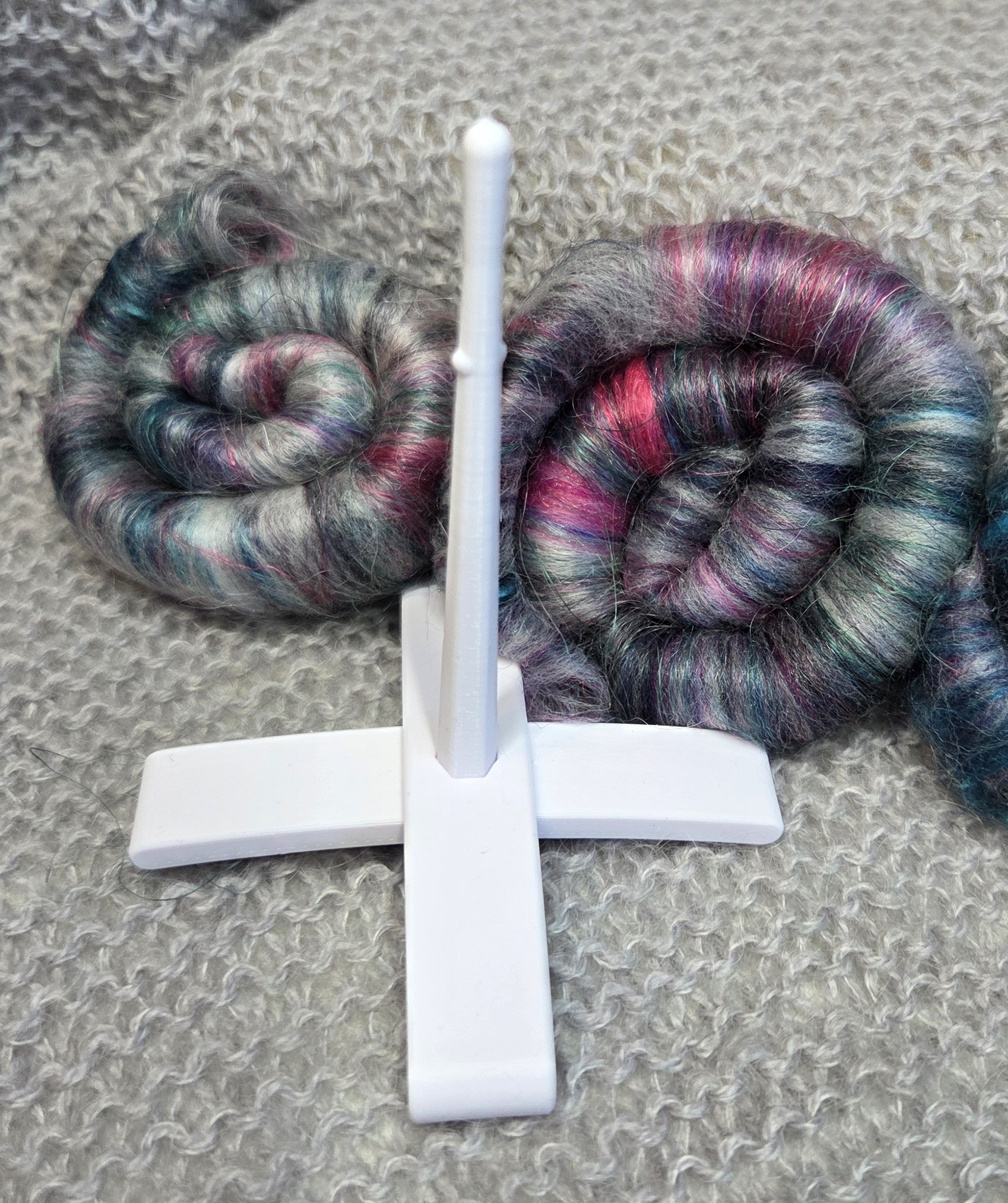 Feriesett: spinnfiber + liten handtein