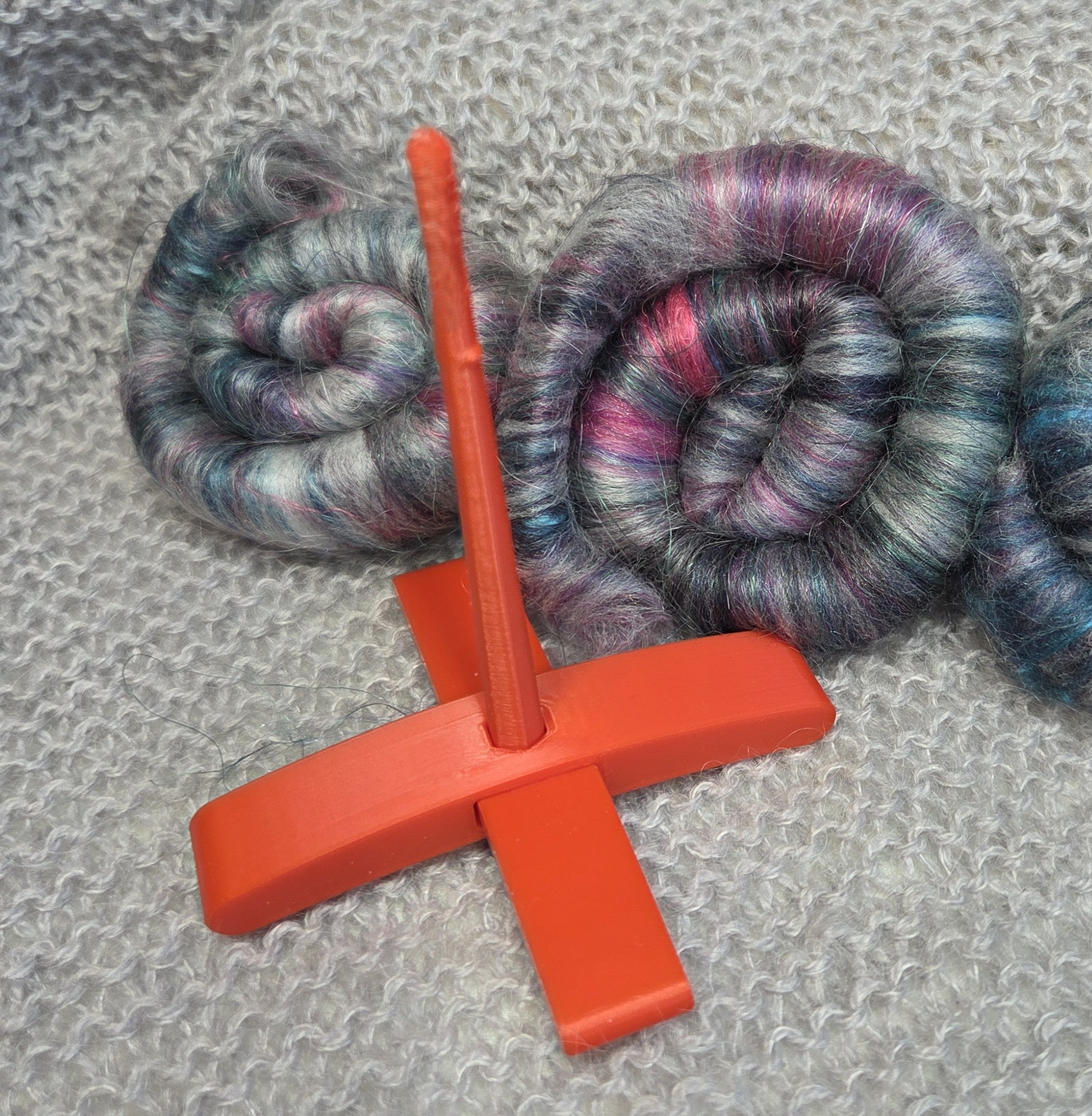 Feriesett: spinnfiber + liten handtein