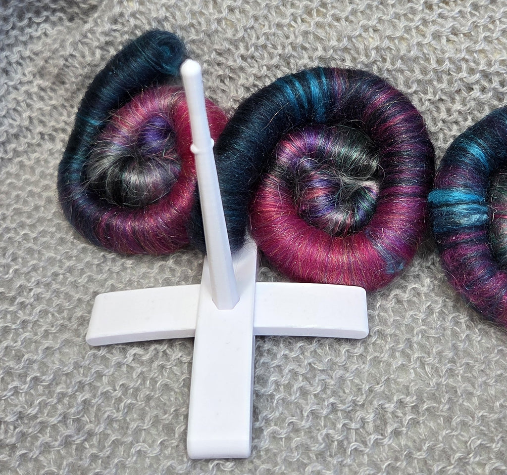 Feriesett: spinnfiber + liten handtein