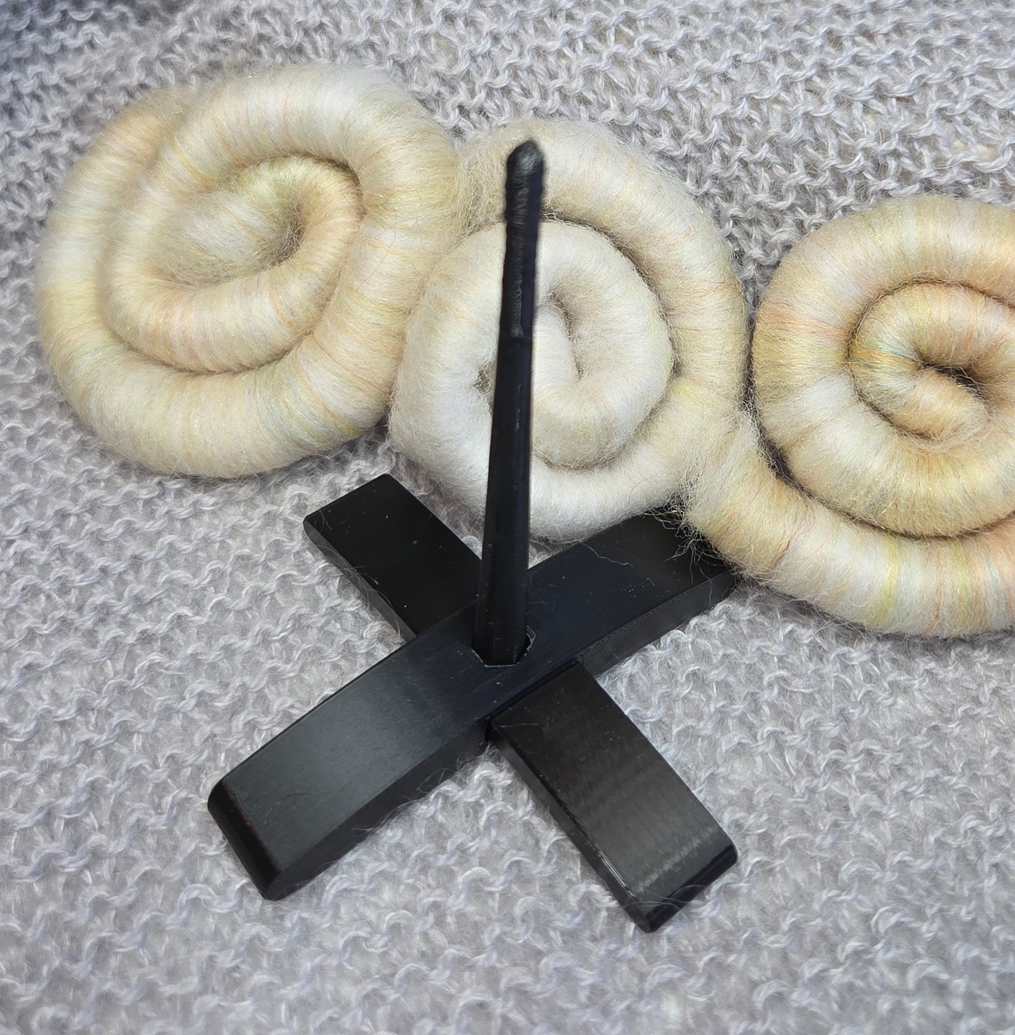 Feriesett: spinnfiber + liten handtein
