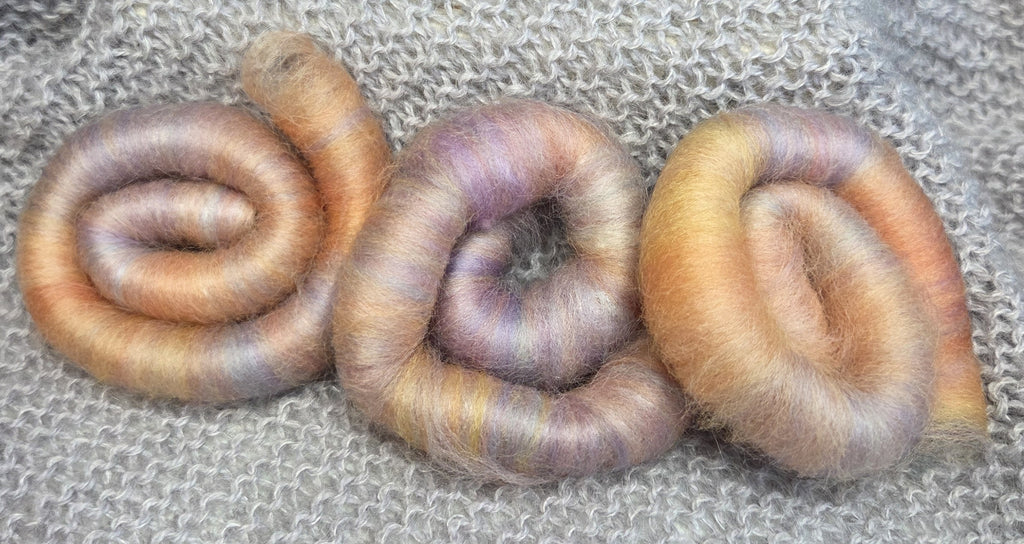 Feriesett: spinnfiber + liten handtein