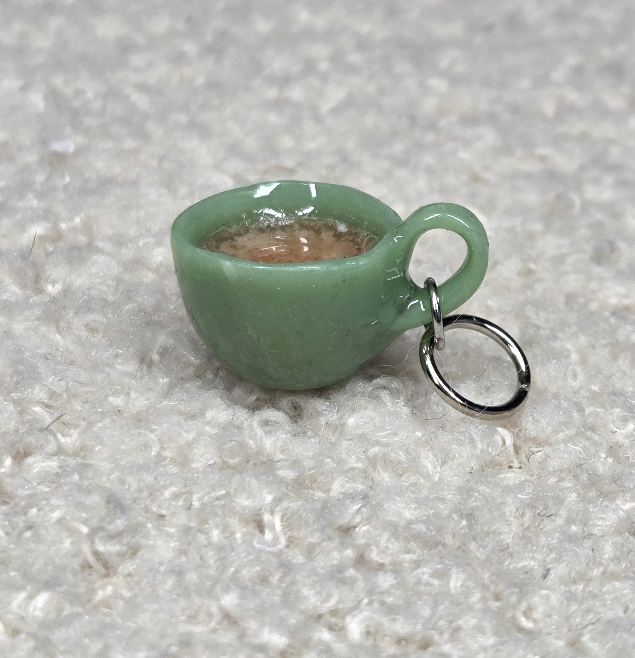 Strikkemarkør Kopp Cappucino